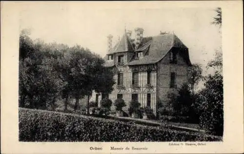 Ak Orbec Calvados, Manoir de Beauvoir