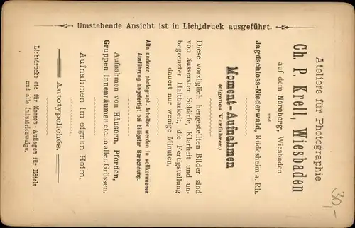 Foto Wiesbaden in Hessen, Griechische Kapelle, 1897, Fotograf Ch. P. Krell