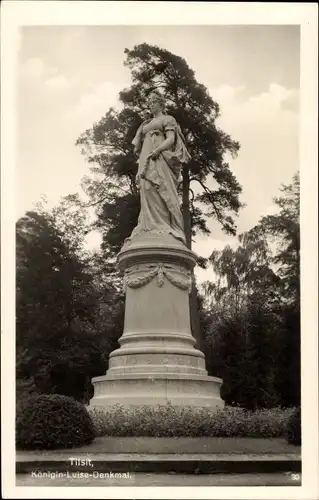 Ak Sowjetsk Tilsit Ostpreußen, Königin Luise Denkmal