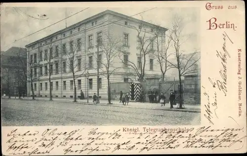 Ak Berlin Mitte, Königliche Telegraphenschule