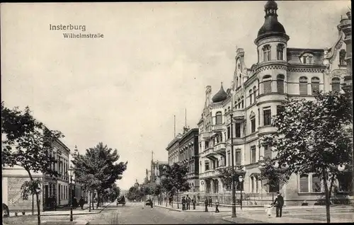 Ak Tschernjachowsk Insterburg Ostpreußen, Wilhelmstraße