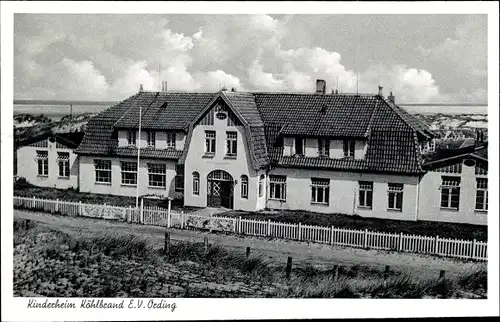 Ak Nordseebad Sankt Peter Ording, Kinderheim Köhlbrand E. V. Ording
