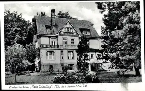 Ak Bad Rothenfelde, Blick zum Haus Teutoburg, Garten