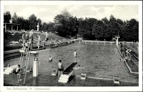 Ak Bad Rothenfelde am Teutoburger Wald, Partie im Schwimmbad