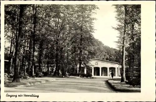 Ak Bad Rothenfelde, Das Wald Krankenhaus, Eingang