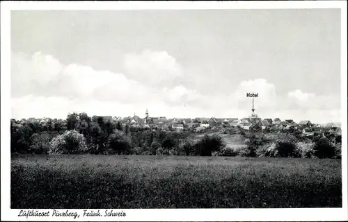 Ak Pinzberg in Oberfranken, Panorama, Hotel