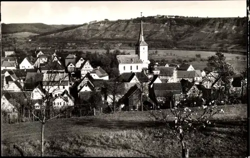 Ak Obrigheim am Neckar Baden, Totale