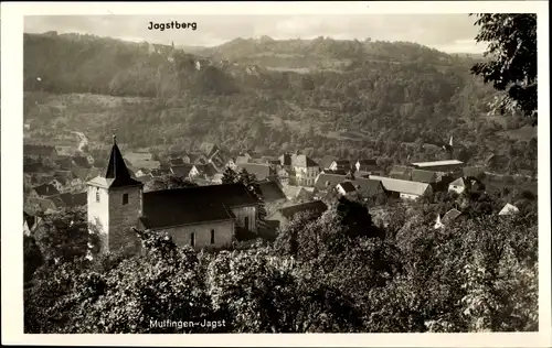 Ak Mulfingen im Hohenlohekreis, Jagstberg, Kirche, Ort