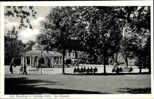 Ak Bad Meinberg am Teutoburger Wald, Im Kurpark