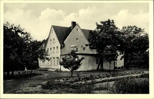 Ak Amshausen Steinhagen Westfalen, Gewerkschaftsschule, Otto Hue Heim