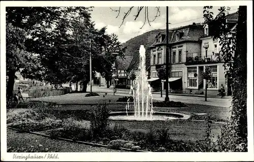 Ak Dieringhausen Gummersbach im Oberbergischen Kreis, Springbrunnen