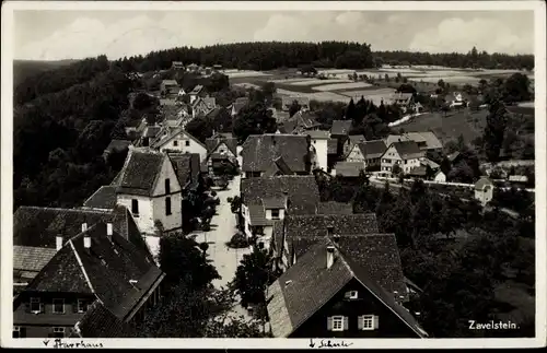 Ak Bad Teinach Zavelstein im Schwarzwald, Ortsübersicht, Schule