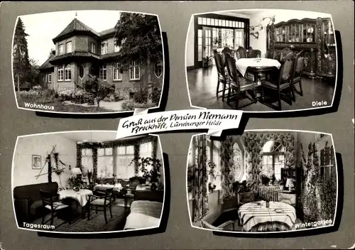 Ak Brockhöfe Wriedel in der Lüneburger Heide, Pension Niemann