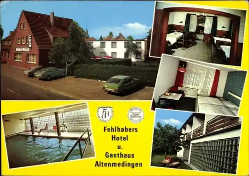 Ak Altenmedingen in der Lüneburger Heide, Fehlhabers Hotel