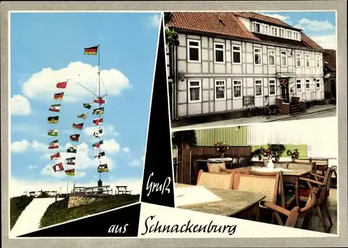 Ak Schnackenburg an der Elbe, Hotel Deutsches Haus
