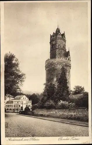 Ak Andernach am Rhein, Runder Turm