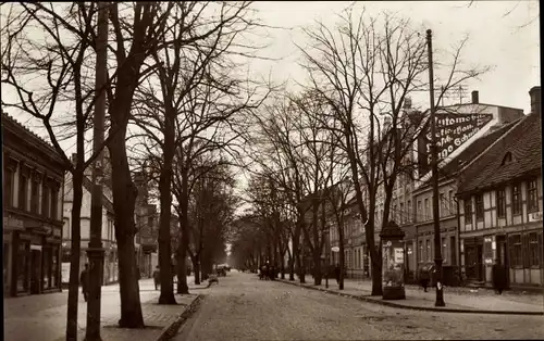 Ak Wittenberge an der Elbe Prignitz, Bahnstraße