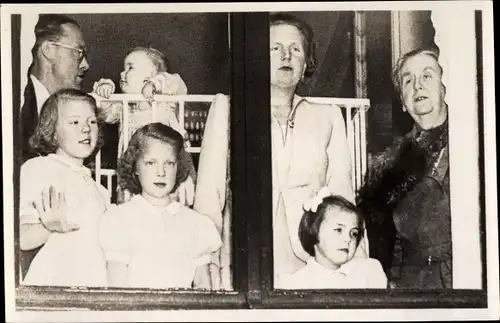 Ak Soestdijk, Juliana der Niederlande, Geburtstag 1948, Beatrix, Irene, Margriet, Christina