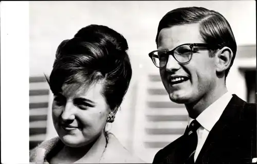 Ak Prinzessin Margriet der Niederlande mit Pieter van Vollenhoven 1965