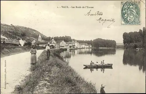 Ak Vaux Yonne, Les Bords de l'Yonne