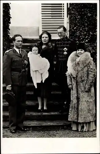 Ak Soestdijk Utrecht, König Leopold von Belgien, Königin Wilhelmina der Niederlande, Juliana,Beatrix