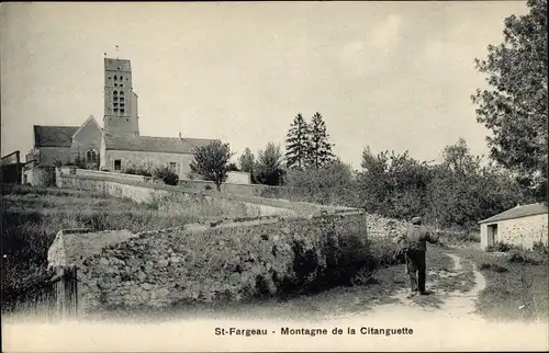 Ak Saint Fargeau Yonne, Montagne de la Citanguette