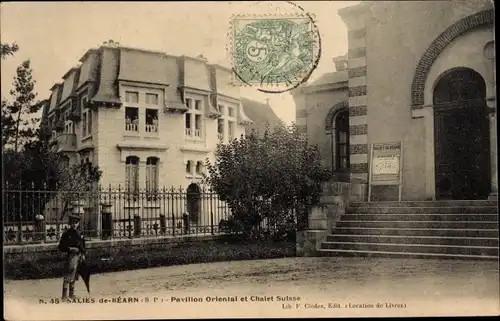 Ak Salies de Béarn Pyrénées Atlantiques, Pavillon Oriental, Chalet Suisse