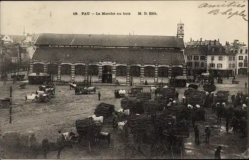 Ak Pau Pyrénées-Atlantiques, Le Marche au bois