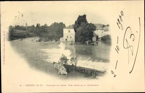 Ak Orthez Pyrénées-Atlantiques, Cascade du Gave