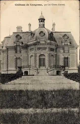 Ak Les Choux Loiret, Chateau de Langesse