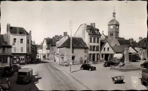 Ak Montmarault Allier, Place d'Armes