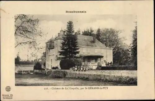 Ak Saint Gérand le Puy Allier, Chateau de la Chapelle