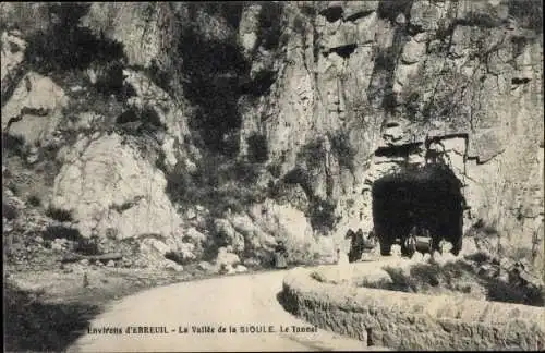 Ak Ébreuil Allier, La Vallee de la Sioule, Le Tunnel