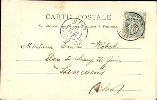 Ak Cusset Allier, Mairie, Tribunal Civil, Tribunal de Commerce, Theatre