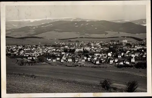 Ak Šumperk Mährisch Schönberg Region Olmütz, Gesamtansicht