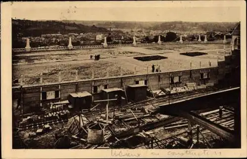 Ak Lisieux Calvados, Au Construction