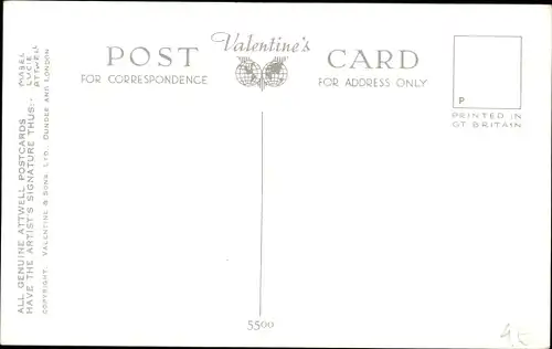 Künstler Ak Attwell, Mabel Lucy, Mädchen und Junge auf einem Fahrrad, Tandem