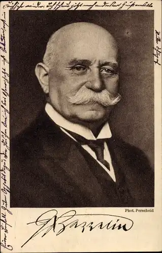 Ak Ferdinand Graf von Zeppelin, Portrait, Reichsausschuss Zeppelin Eckener Spende