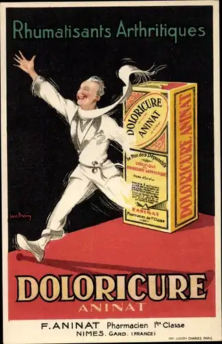 Künstler Ak Doloricure Aninat, Rhumatisants Arthritiques, Reklame
