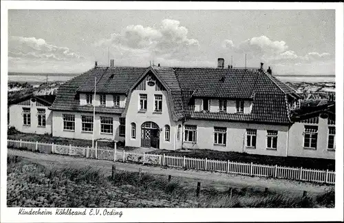Ak Nordseebad Sankt Peter Ording, Kinderheim Köhlbrand E. V. Ording