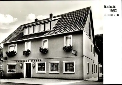 Ak Grünenplan Delligsen Niedersachsen, Gasthaus Meyer