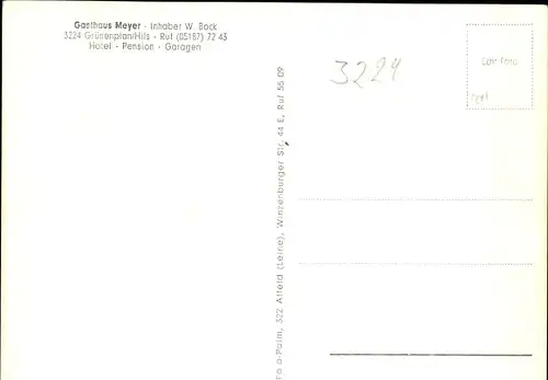 Ak Grünenplan Delligsen Niedersachsen, Gasthaus Meyer