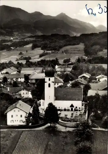 Ak Höhenmoos Rohrdorf am Inn Oberbayern, Pfarramt, Kirche