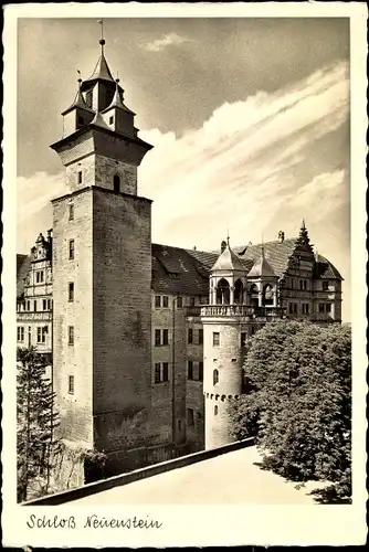 Ak Neuenstein in Hessen, Schloss