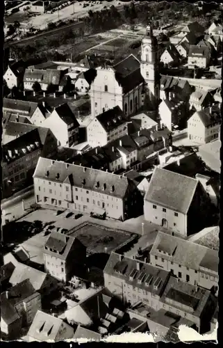 Ak Neckarsulm in Baden Württemberg, Luftbild der Stadt
