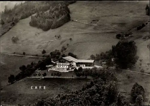 Ak Brannenburg in Oberbayern, Berggasthof Kogl, Fliegeraufnahme