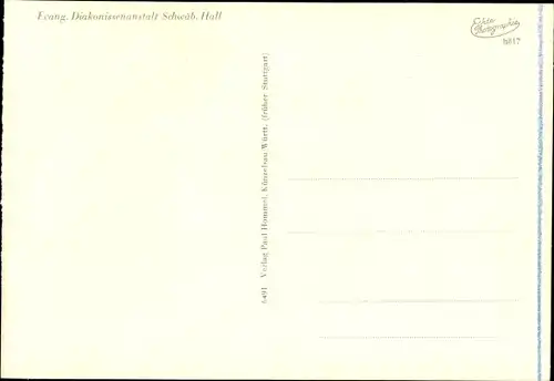 Ak Schwäbisch Hall in Württemberg, Krankenhaus und Badhaus