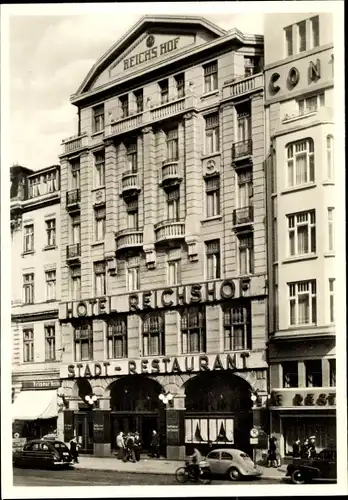 Ak Hamburg Altstadt, Hotel Reichshof, Restaurant