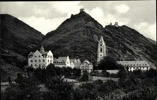 Ak Bornhofen am Rhein, Die feindlichen Brüder, Burg Sternberg, Sterrenberg, Liebenstein