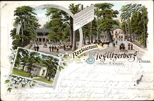 Litho Dessau in Sachsen Anhalt, Restaurant Sieglitzerberg, Teeschlösschen